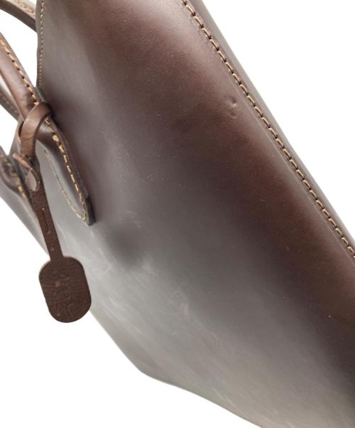 organ（オルガン）organ (オルガン) レザートートバッグ ブラウンの古着・服飾アイテム