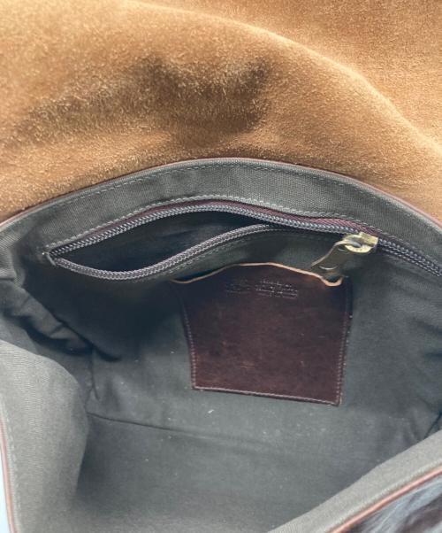 IL BISONTE（イル ビゾンテ）IL BISONTE (イル ビゾンテ) レザーショルダーバッグ ブラウンの古着・服飾アイテム