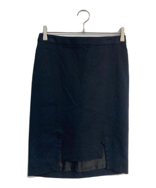 ISSEY MIYAKE（イッセイミヤケ）ISSEY MIYAKE (イッセイミヤケ) ペンキジャガードカッティングスカート　IM23FG507 ネイビー サイズ:2の古着・服飾アイテム