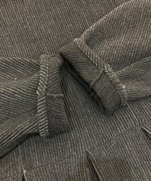 ANREALAGE（アンリアレイジ）ANREALAGE (アンリアレイジ) 裾タックリブニット グレー サイズ:36の古着・服飾アイテム