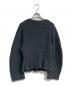 ANREALAGE (アンリアレイジ) 裾タックリブニット グレー サイズ:36：8000円