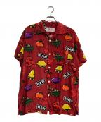 Aloha Blossomアロハブロッサム）の古着「アロハシャツ」｜JACKPOT RED
