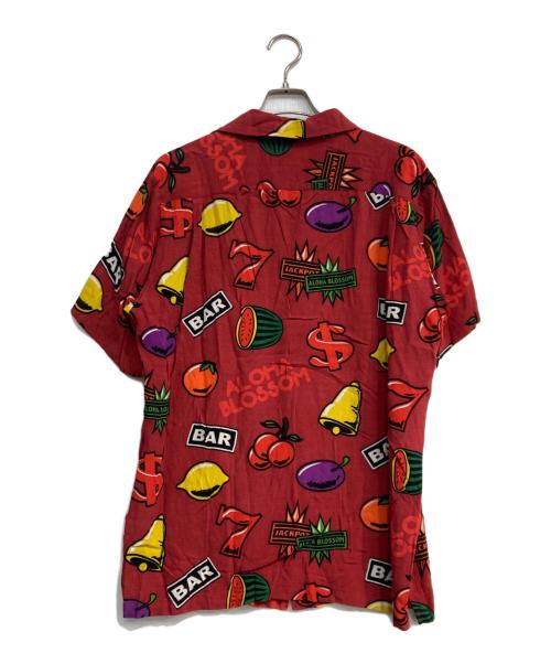 Aloha Blossom（アロハブロッサム）Aloha Blossom (アロハブロッサム) アロハシャツ JACKPOT RED サイズ:40の古着・服飾アイテム