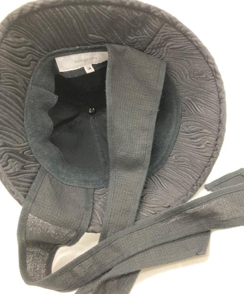 SASQUATCHfabrix.（サスクワッチファブリックス）SASQUATCHfabrix. (サスクワッチファブリックス) QUILTING EARMUFF HAT ブラック サイズ:Mの古着・服飾アイテム