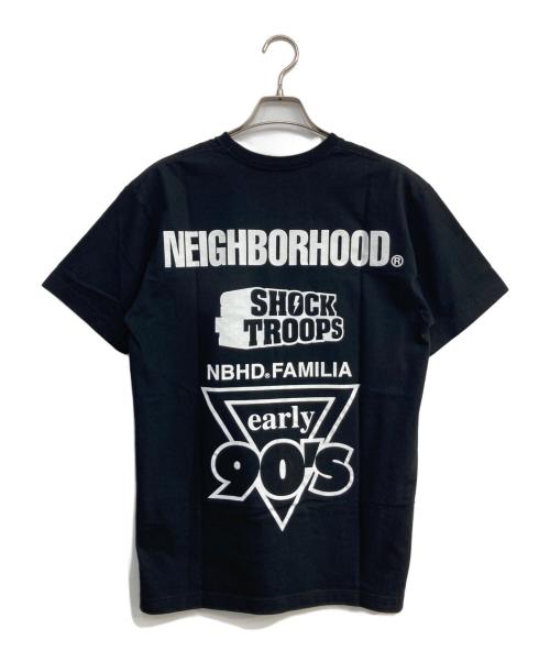 NEIGHBORHOOD（ネイバーフッド）NEIGHBORHOOD (ネイバーフッド) サンダーボルト両面ロゴTシャツ ブラック サイズ:Ⅿの古着・服飾アイテム