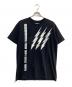 NEIGHBORHOOD（ネイバーフッド）の古着「サンダーボルト両面ロゴTシャツ」｜ブラック