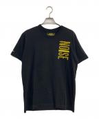 NEIGHBORHOODネイバーフッド）の古着「プリントTシャツ」｜ブラック