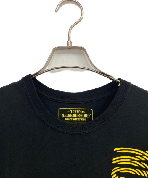 NEIGHBORHOOD（ネイバーフッド）NEIGHBORHOOD (ネイバーフッド) プリントTシャツ ブラック サイズ:Ⅿの古着・服飾アイテム