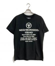 NEIGHBORHOOD（ネイバーフッド）の古着「プリントTシャツ」｜ブラック