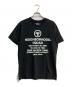 NEIGHBORHOOD（ネイバーフッド）の古着「プリントTシャツ」｜ブラック