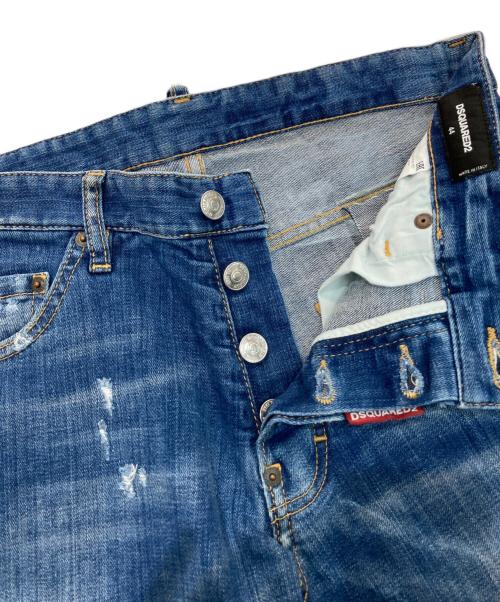 DSQUARED2（ディースクエアード）DSQUARED2 (ディースクエアード) スタースキニーデニムパンツ 17SS　S74LB0093 インディゴ サイズ:44の古着・服飾アイテム