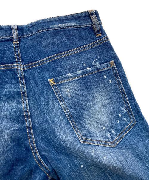 DSQUARED2（ディースクエアード）DSQUARED2 (ディースクエアード) スタースキニーデニムパンツ 17SS　S74LB0093 インディゴ サイズ:44の古着・服飾アイテム