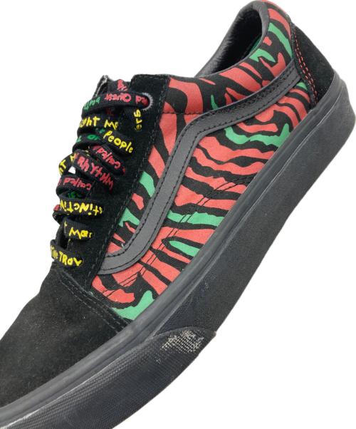 VANS（ヴァンズ）VANS (バンズ) A TRIBE CALLED QUEST OLD SKOOL ブラック×レッド サイズ:27cmの古着・服飾アイテム