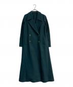 Ameriアメリ）の古着「リトルフレアロングコート」｜グリーン