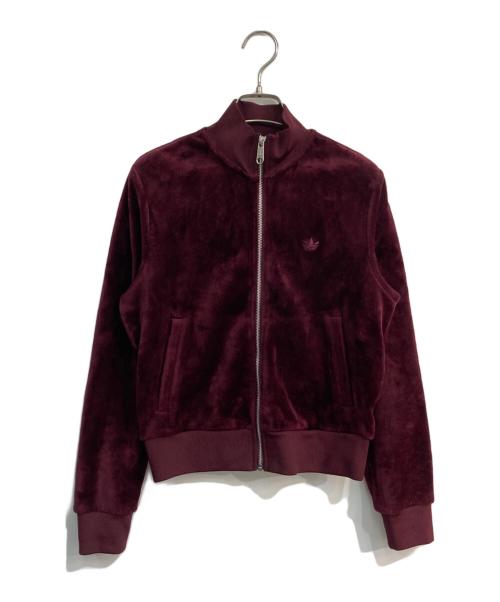 adidas Originals（アディダスオリジナル）adidas originals (アディダスオリジナル) プレミアム エッセンシャルズ ベロアトラックトップ　IL7082 ボルドー サイズ:Mの古着・服飾アイテム