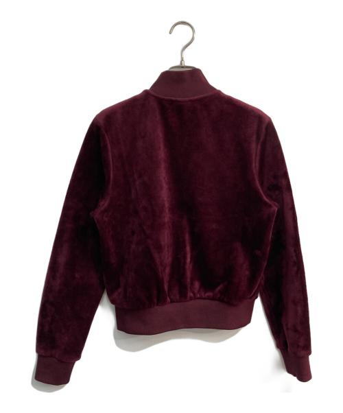 adidas Originals（アディダスオリジナル）adidas originals (アディダスオリジナル) プレミアム エッセンシャルズ ベロアトラックトップ　IL7082 ボルドー サイズ:Mの古着・服飾アイテム