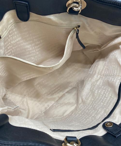 Kate Spade（ケイトスペード）Kate Spade (ケイトスペード) チェーントートバッグ ブラックの古着・服飾アイテム