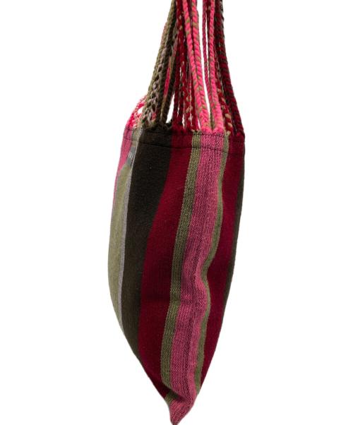 MARNI（マルニ）MARNI (マルニ) MARNI MARKET HAMMOCK BAG ブラウン×ピンクの古着・服飾アイテム