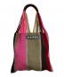 MARNI（マルニ）の古着「MARNI MARKET HAMMOCK BAG」｜ブラウン×ピンク