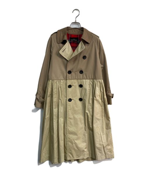 tricot COMME des GARCONS（トリココムデギャルソン）tricot COMME des GARCONS (トリココムデギャルソン) トレンチコート　AD2017　TT-C002 ベージュ サイズ:Sの古着・服飾アイテム