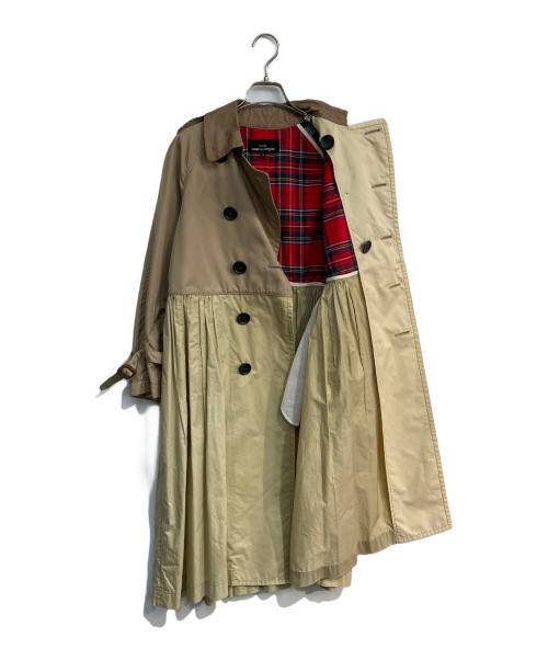 tricot COMME des GARCONS（トリココムデギャルソン）tricot COMME des GARCONS (トリココムデギャルソン) トレンチコート　AD2017　TT-C002 ベージュ サイズ:Sの古着・服飾アイテム