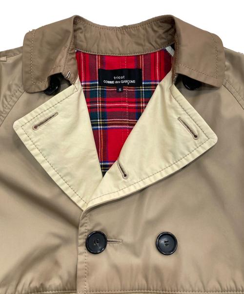 tricot COMME des GARCONS（トリココムデギャルソン）tricot COMME des GARCONS (トリココムデギャルソン) トレンチコート　AD2017　TT-C002 ベージュ サイズ:Sの古着・服飾アイテム