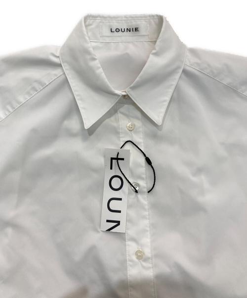 LOUNIE（ルーニー）LOUNIE (ルーニー) クロップドシャツ　14511317 ホワイト サイズ:36 未使用品の古着・服飾アイテム