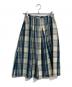 O'NEIL OF DUBLIN (オニールオブダブリン) SOFT PLEAT SKIRT　24769 グリーン×アイボリー サイズ:36：3000円