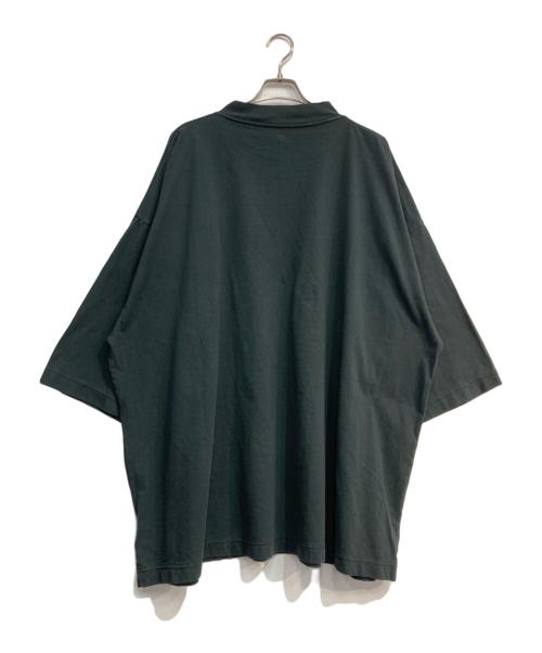 GAP YEEZY（イージー ギャップ）GAP YEEZY (イージー ギャップ) LOGO 3/4 SLEEVE TEE ブラック サイズ:Ⅼの古着・服飾アイテム