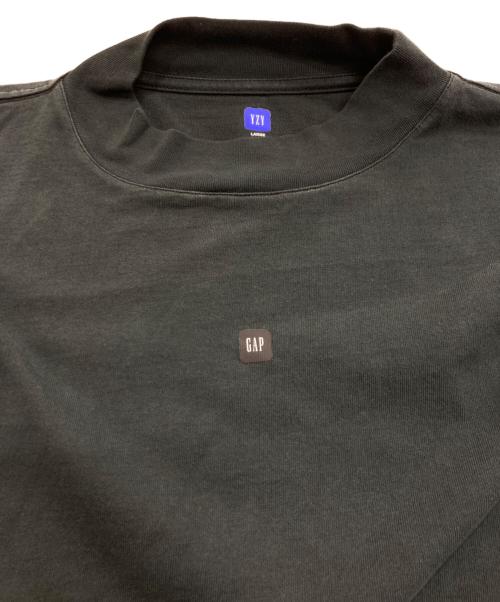 GAP YEEZY（イージー ギャップ）GAP YEEZY (イージー ギャップ) LOGO 3/4 SLEEVE TEE ブラック サイズ:Ⅼの古着・服飾アイテム