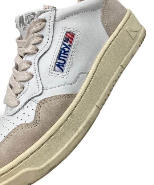 AUTRY（オートリ―）AUTRY (オートリ―) ローカットスニーカー　Spick and Span別注 ベージュ×ボルドー サイズ:37の古着・服飾アイテム
