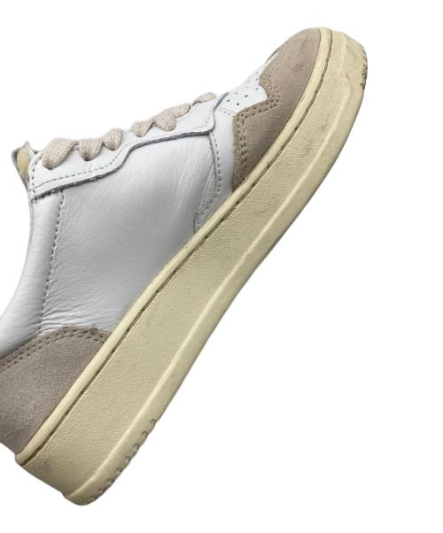 AUTRY（オートリ―）AUTRY (オートリ―) ローカットスニーカー　Spick and Span別注 ベージュ×ボルドー サイズ:37の古着・服飾アイテム