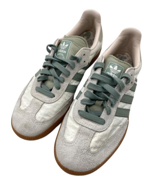 adidas（アディダス）adidas (アディダス) SAMBA OG W　 WHITE GREEN MAUVE　ID0492 グリーン サイズ:24.5cmの古着・服飾アイテム