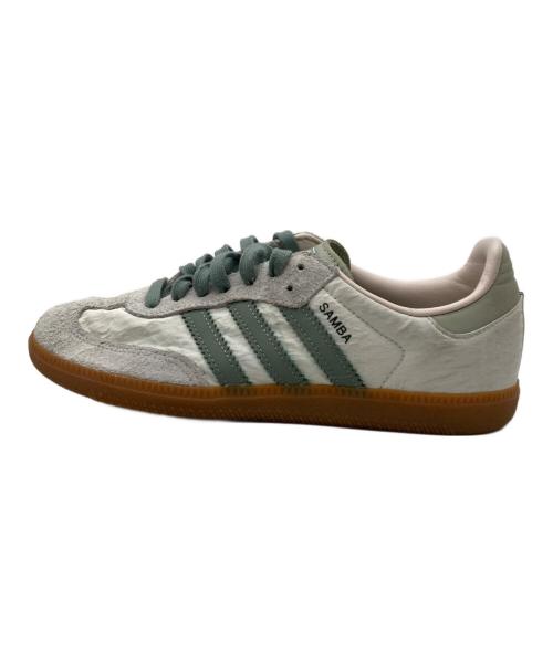 adidas（アディダス）adidas (アディダス) SAMBA OG W　 WHITE GREEN MAUVE　ID0492 グリーン サイズ:24.5cmの古着・服飾アイテム