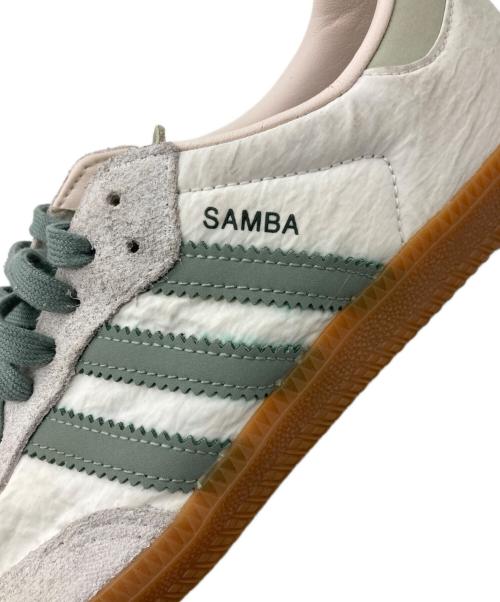 adidas（アディダス）adidas (アディダス) SAMBA OG W　 WHITE GREEN MAUVE　ID0492 グリーン サイズ:24.5cmの古着・服飾アイテム