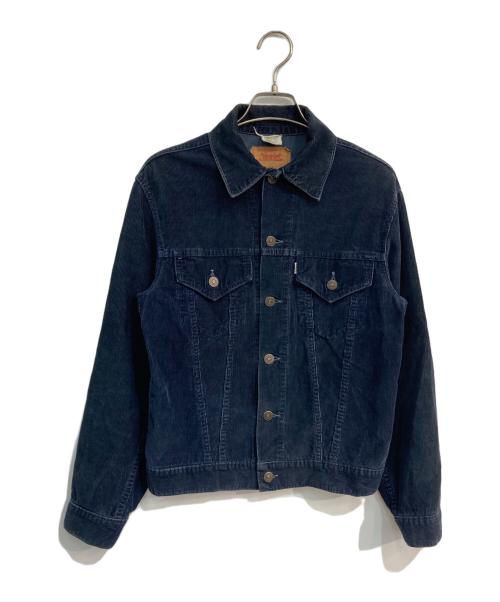 LEVI'S（リーバイス）LEVI'S (リーバイス) コーデュロイジャケット　白タブ ボタン裏350 BigE MACAU製  ネイビー サイズ:-の古着・服飾アイテム