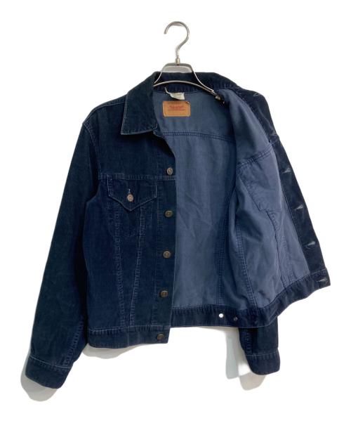 LEVI'S（リーバイス）LEVI'S (リーバイス) コーデュロイジャケット　白タブ ボタン裏350 BigE MACAU製  ネイビー サイズ:-の古着・服飾アイテム