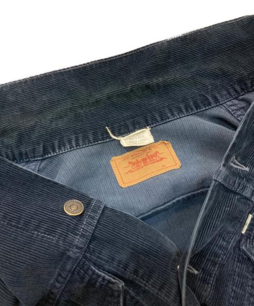 LEVI'S（リーバイス）LEVI'S (リーバイス) コーデュロイジャケット　白タブ ボタン裏350 BigE MACAU製  ネイビー サイズ:-の古着・服飾アイテム