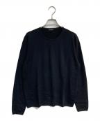 Crucianiクルチアーニ）の古着「クルーネックウールニット　SHIPS別注」｜ブラック