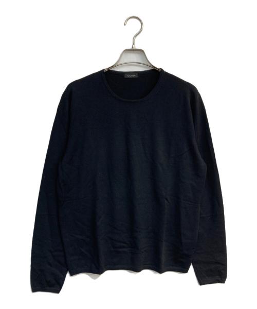 Cruciani（クルチアーニ）CRUCIANI (クルチアーニ) クルーネックウールニット　SHIPS別注 ブラック サイズ:48の古着・服飾アイテム