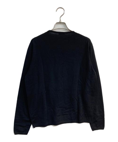 Cruciani（クルチアーニ）CRUCIANI (クルチアーニ) クルーネックウールニット　SHIPS別注 ブラック サイズ:48の古着・服飾アイテム