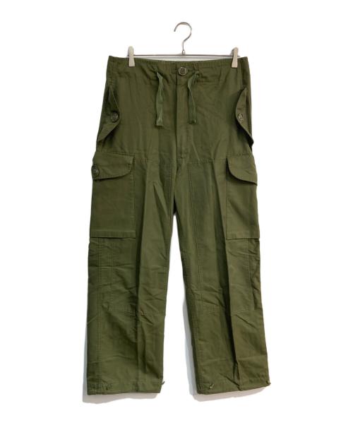Canadian Army（カナダ軍）CANADIAN ARMY (カナディアンアーミー) OVER PANTS WINDPROOF　88年製　8415-21-798-8599 カーキ サイズ:4の古着・服飾アイテム