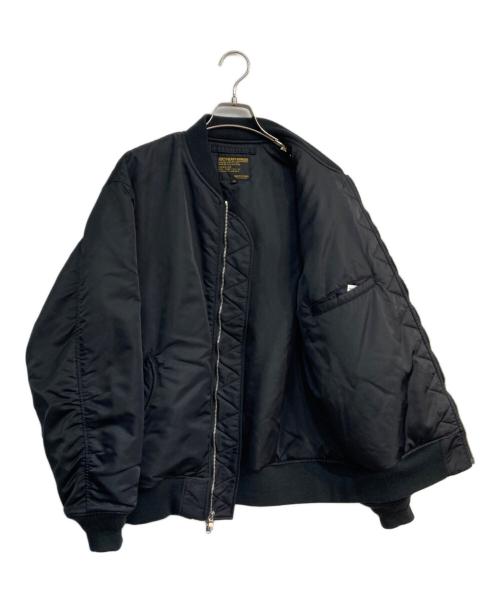 BEAUTY&YOUTH（ビューティーアンドユース）BEAUTY&YOUTH (ビューティーアンドユース) AVIREX (アヴィレックス) 別注 MA-1 フライトジャケット　6122162 ブラック サイズ:40の古着・服飾アイテム