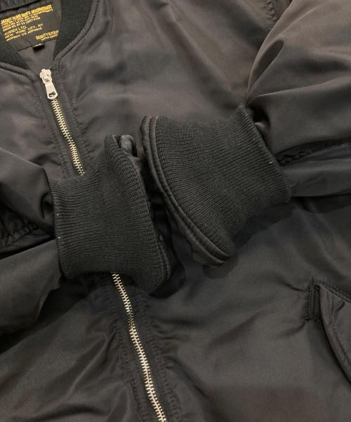 BEAUTY&YOUTH（ビューティーアンドユース）BEAUTY&YOUTH (ビューティーアンドユース) AVIREX (アヴィレックス) 別注 MA-1 フライトジャケット　6122162 ブラック サイズ:40の古着・服飾アイテム