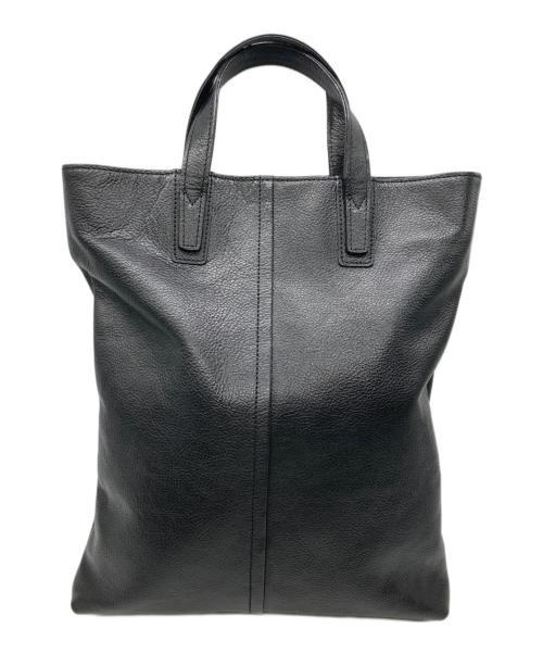 ultima tokyo（ウルティマトーキョー）ultima TOKYO (ウルティマトーキョー) レザートートバッグ ブラックの古着・服飾アイテム