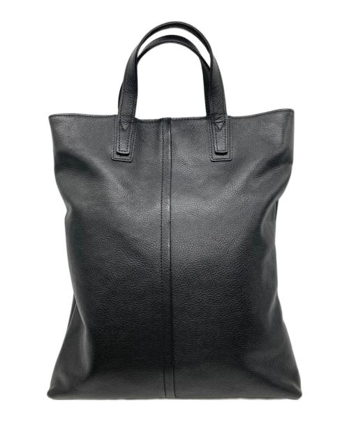 ultima tokyo（ウルティマトーキョー）ultima TOKYO (ウルティマトーキョー) レザートートバッグ ブラックの古着・服飾アイテム