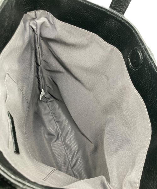 ultima tokyo（ウルティマトーキョー）ultima TOKYO (ウルティマトーキョー) レザートートバッグ ブラックの古着・服飾アイテム