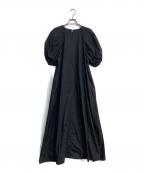 Mila Owenミラオーウェン）の古着「ボリュームスリーブサマードレス」｜ブラック