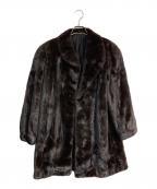 BLACK GLAMAブラックグラマ）の古着「ミンクファーコート　」｜ダークブラウン