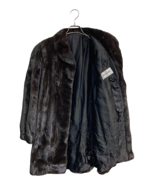 BLACK GLAMA（ブラックグラマ）BLACK GLAMA (ブラックグラマ) ミンクファーコート　 ダークブラウン サイズ:13の古着・服飾アイテム